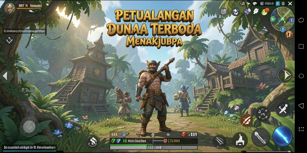 Screenshot gameplay 6RT menampilkan petualangan epik dalam dunia terbuka.