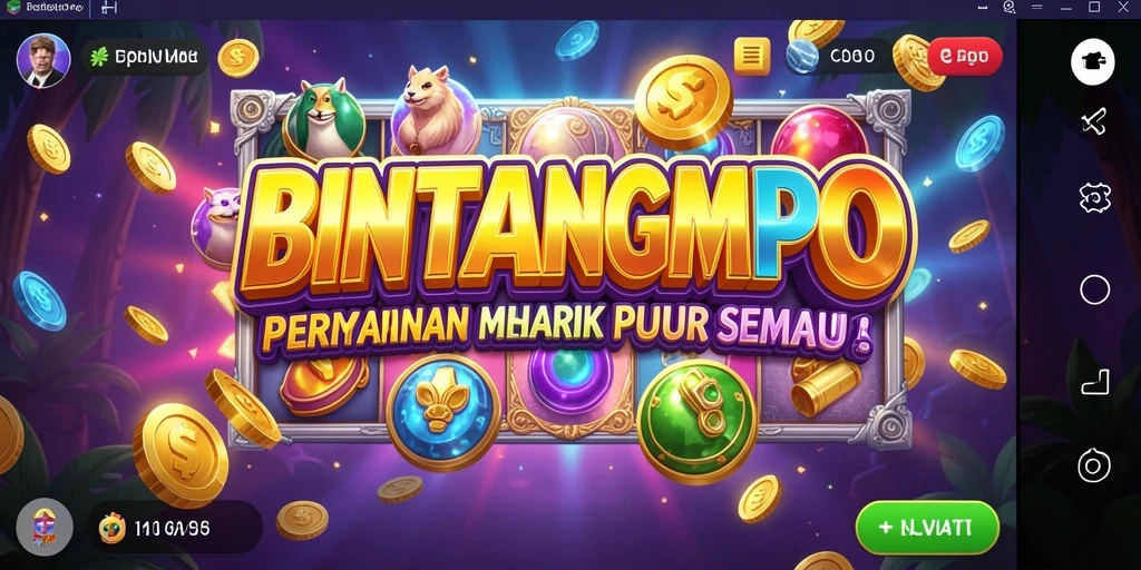 Screenshot permainan Slot BINTANGMPO dengan tampilan yang menarik.