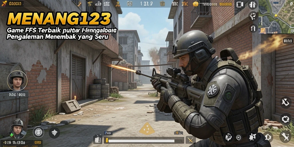 Screeshot MENANG123 menampilkan aksi seru dari gameplay FPS.