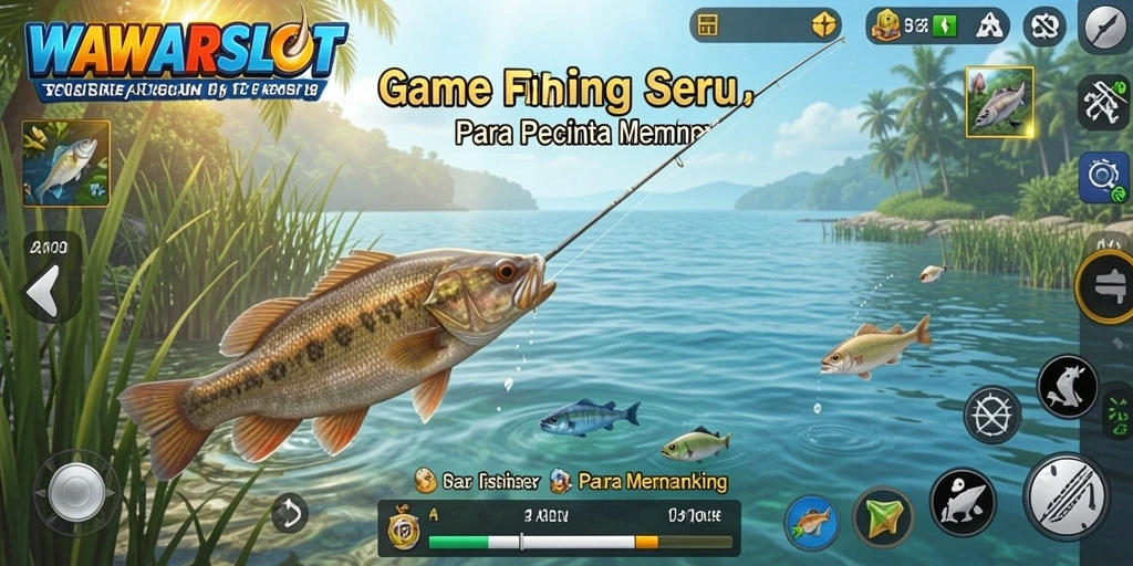 Tampilan gameplay WAWARSLOT dengan pengalaman memancing yang menantang.