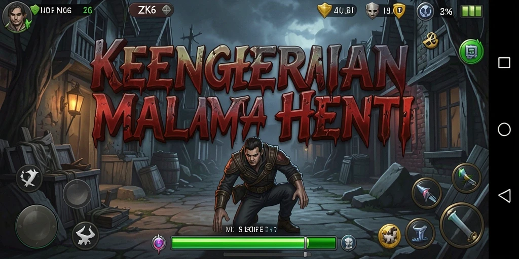 Tampilan gameplay seram dari ZK6 yang mendebarkan.